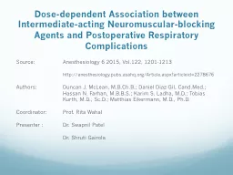 Dose-dependent Association between Intermediate-acting Neur