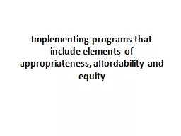 Implementing programs that include elements of
