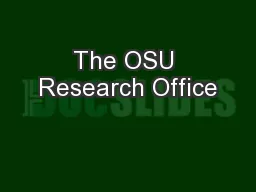 The OSU Research Office