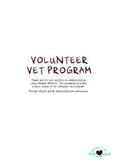 Thank you for your interest in volunteering at