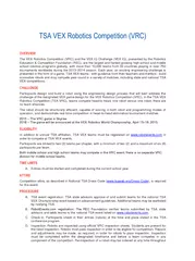 TSA VEX Robotics Competition