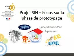 Projet SIN – Focus sur la phase de prototypage