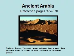 Ancient Arabia