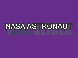 NASA ASTRONAUT