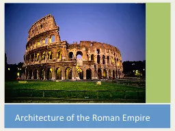 Architecture of the Roman Empire
