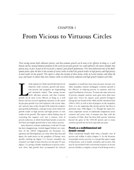 From Vicious to Virtuous CirclesThat raising income levels alleviates