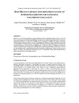 Advanced Computing: An International Journal ( ACIJ ), Vol.3, No.6, No