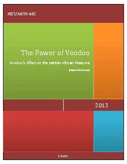 The Power of VoodooVoodoo’s Effecton theHaitian African Diaspora(