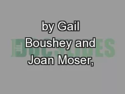 by Gail Boushey and Joan Moser, 