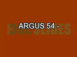 ARGUS 54 -