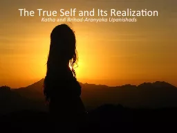 The True Self and Its Realization
