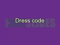 Dress code