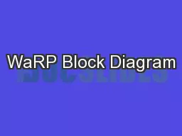 WaRP Block Diagram