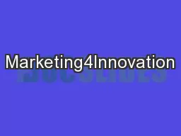 Marketing4Innovation