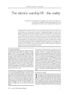 The electric warship VII - the reality