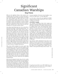VOLUME 6, NUMBER 1 (SPRING 2010)       CANADIAN NAVAL REVIEW