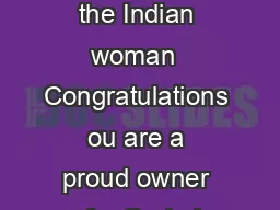 E  E The only kitchen designed for the Indian woman  Congratulations ou are a proud owner