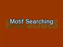 Motif Searching