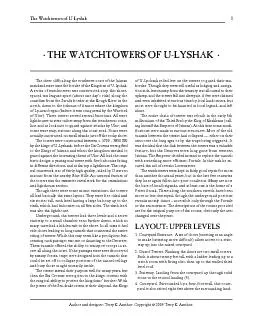 The Watchtowers of U-Lyshak1
