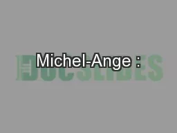 Michel-Ange :