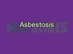 Asbestosis