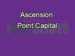 Ascension Point Capital