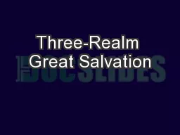Three-Realm Great Salvation