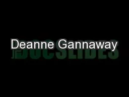 Deanne Gannaway