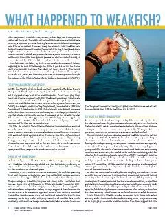 By Russell L. Allen, Principal Fisheries Biologist
