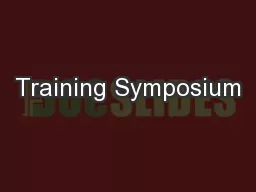 Training Symposium