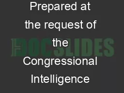 UNCLASSIFIED UNCLASSIFIED Inspector General  July  SUMMARY OF REPORT Prepared at the request of the Congressional Intelligence Committee On  January  the CIA Office of Inspector General OIG opened an