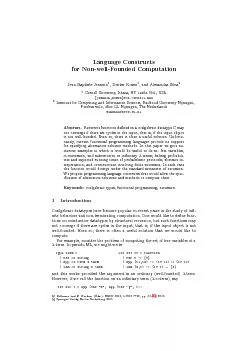 LanguageConstructsforNon-well-FoundedComputationJean-BaptisteJeannin,D