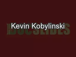 Kevin Kobylinski