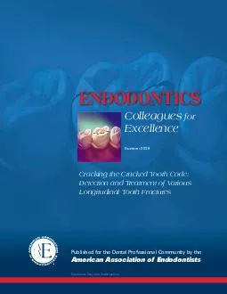 Colleagues for Excellence Published for the Dental Professional Community by the American