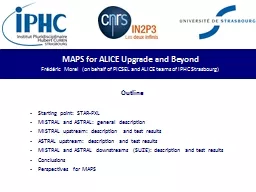 MAPS for ALICE Upgrade and Beyond