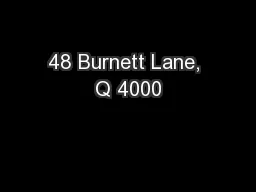 48 Burnett Lane, Q 4000