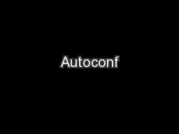 Autoconf