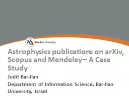 Astrophysics publications on