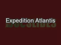 Expedition Atlantis