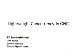 Lightweight Concurrency in GHC