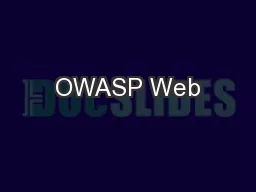 OWASP Web