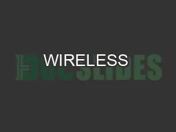 WIRELESS & SENSING PRODUCTS