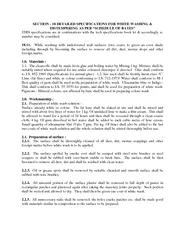 SECTION - 18 DETAILED SPECIFICATIONS FOR WHITE WASHING & DISTEMPERING