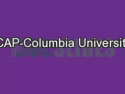 ICAP-Columbia University