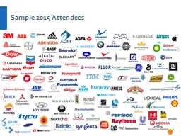 Sample 2015 Attendees