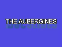 THE AUBERGINES