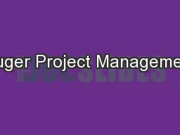 Auger Project Management
