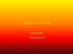 Waters Of Gold