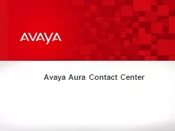 Avaya Aura Contact Center