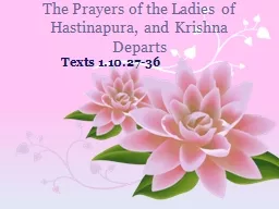 The Prayers of the Ladies of